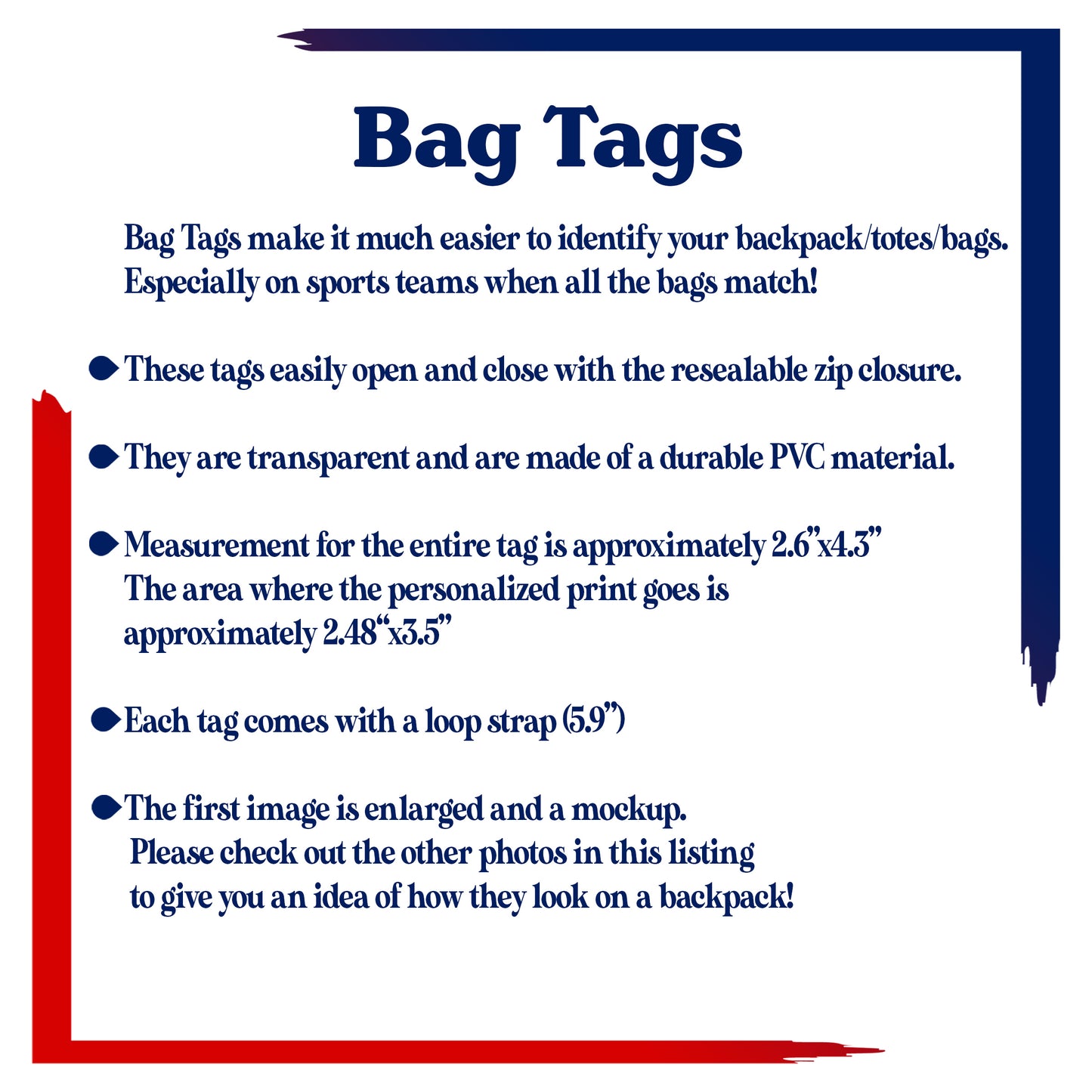 Baseball Bag Tag, Baseball Luggage Tag - Backpack Bag Tags