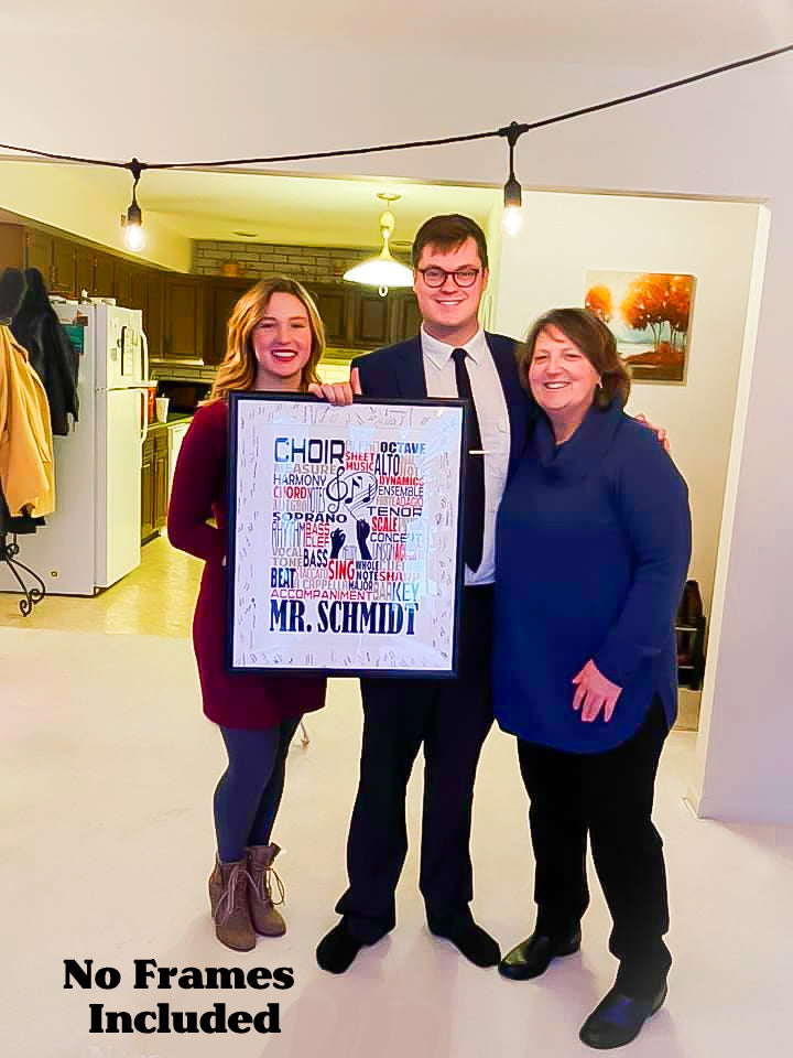 Band Teacher Poster - Personalized Band Teacher Gift