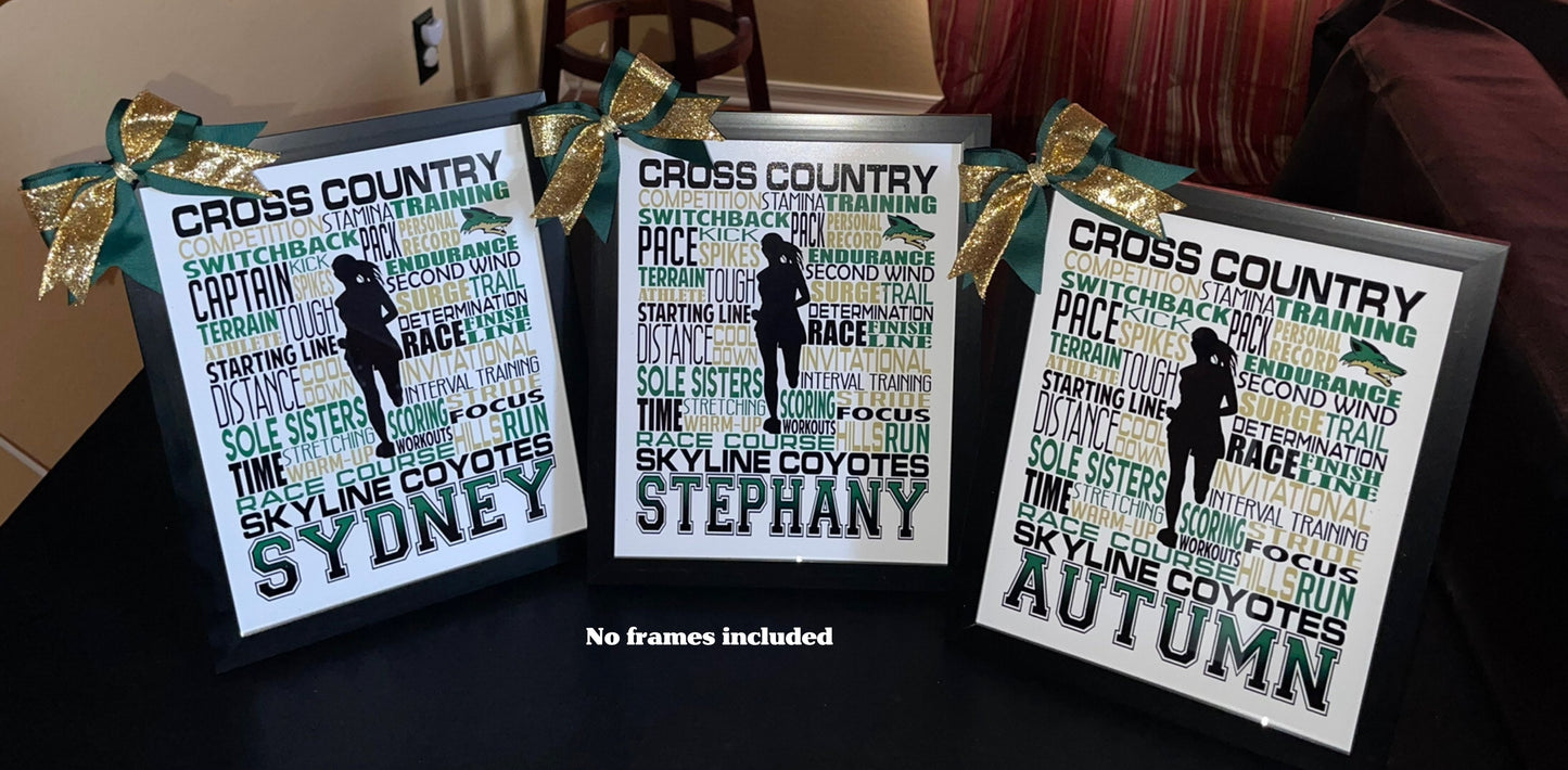 Softball Poster, Personalized Softball Gift