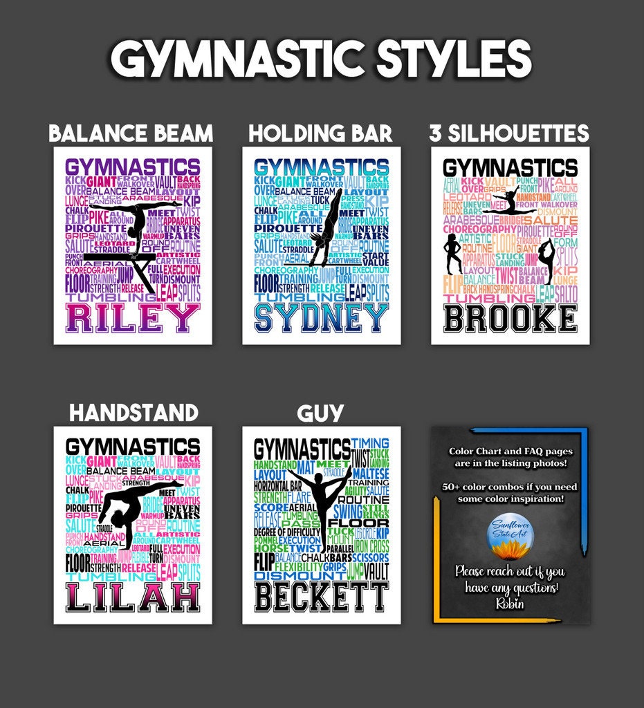 Gymnastics Bag Tag - Gymnast Luggage Tag - Backpack Tags