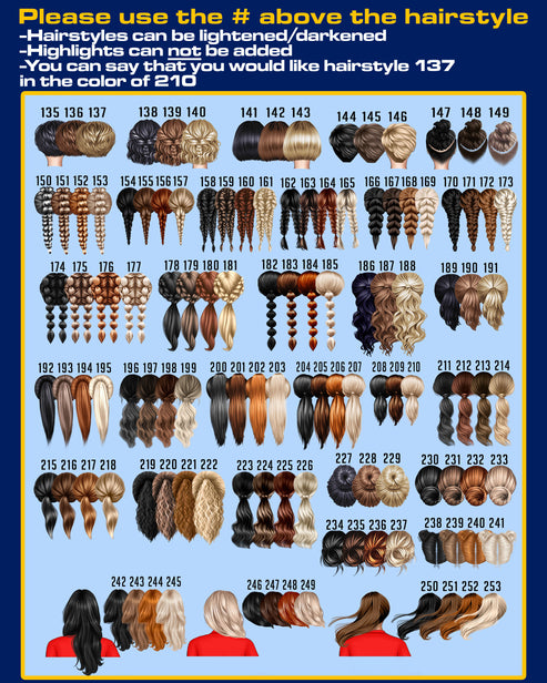 Hairstyle chart 2