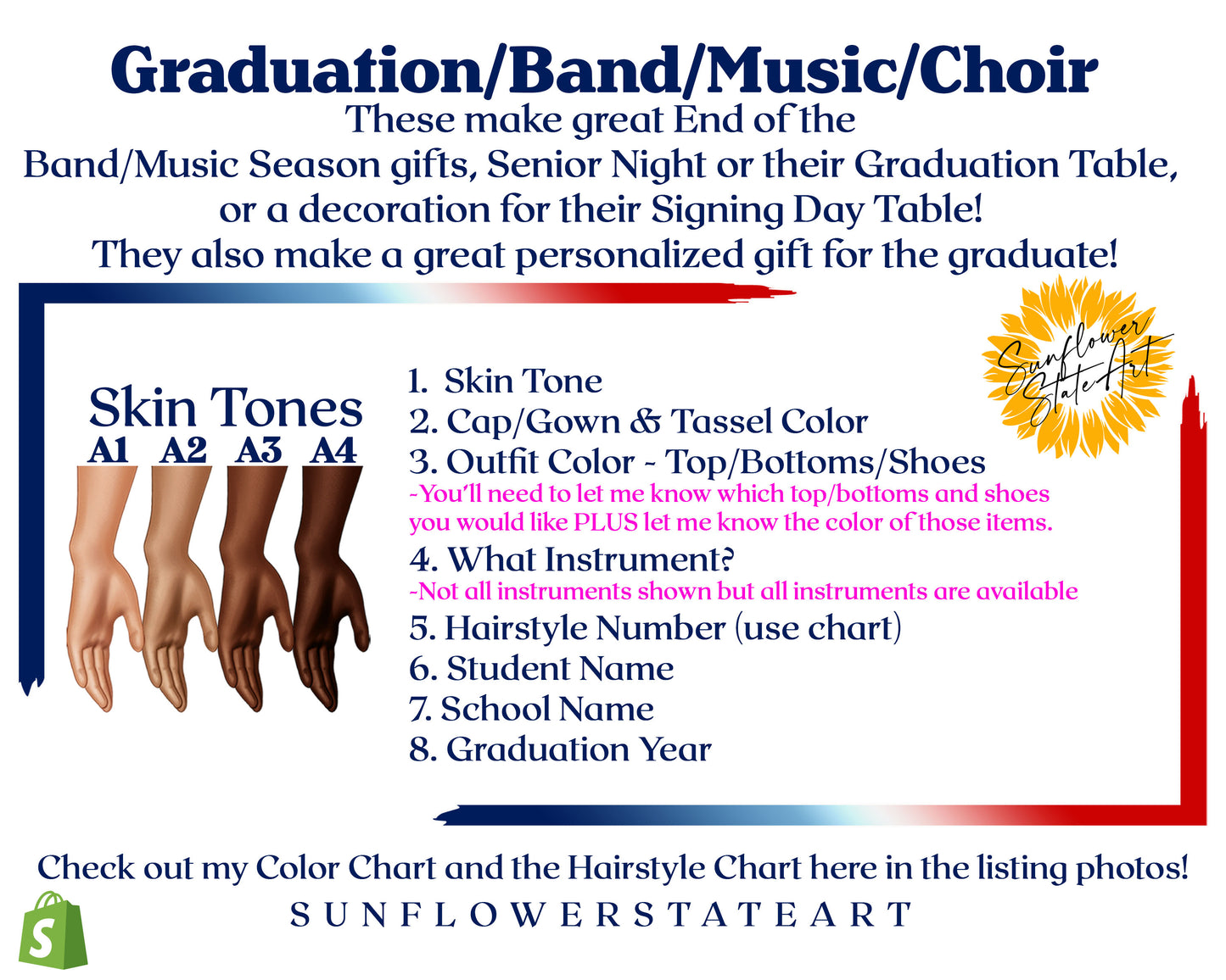Band Graduation Gift, Music Senior Night Gift, Graduation Table Decor
