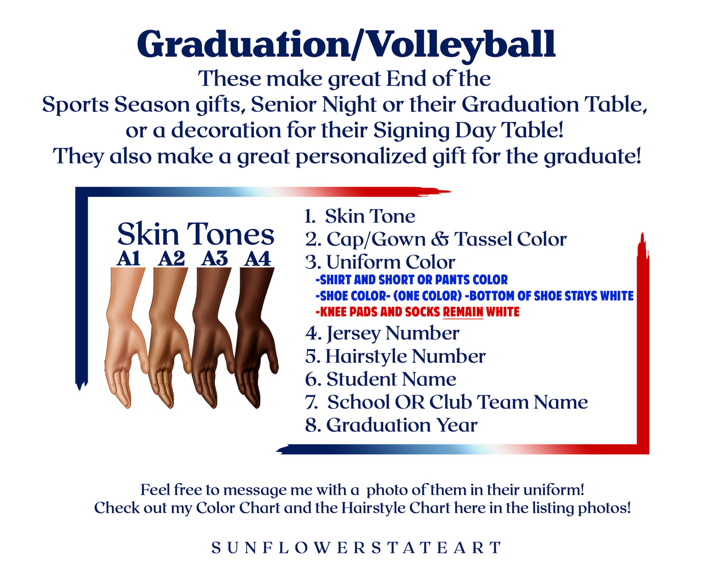 Volleyball Poster - Senior Night Gift - Graduation Table Decor - Signing Day