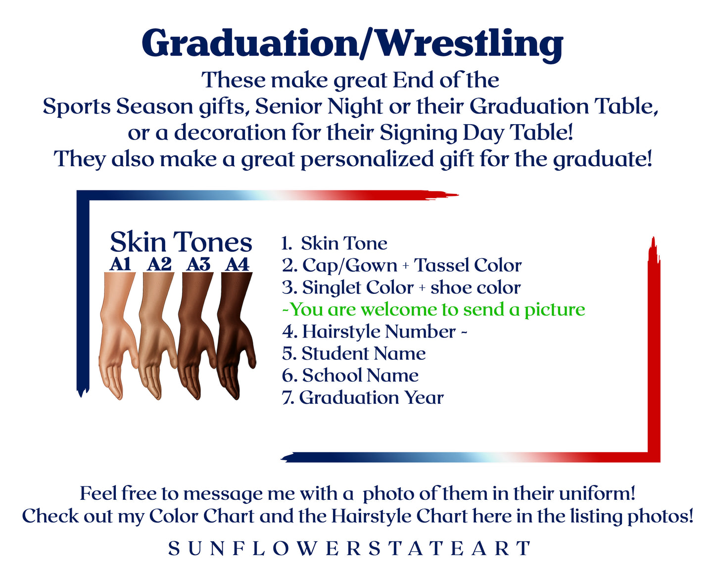 Wrestling Poster, Wrestler Graduation Gift, Senior Night Gift, Graduation Table, Signing Day RJ