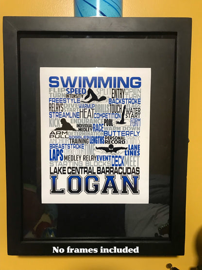 Board Game Poster, Personalized Boarding Gaming Gift