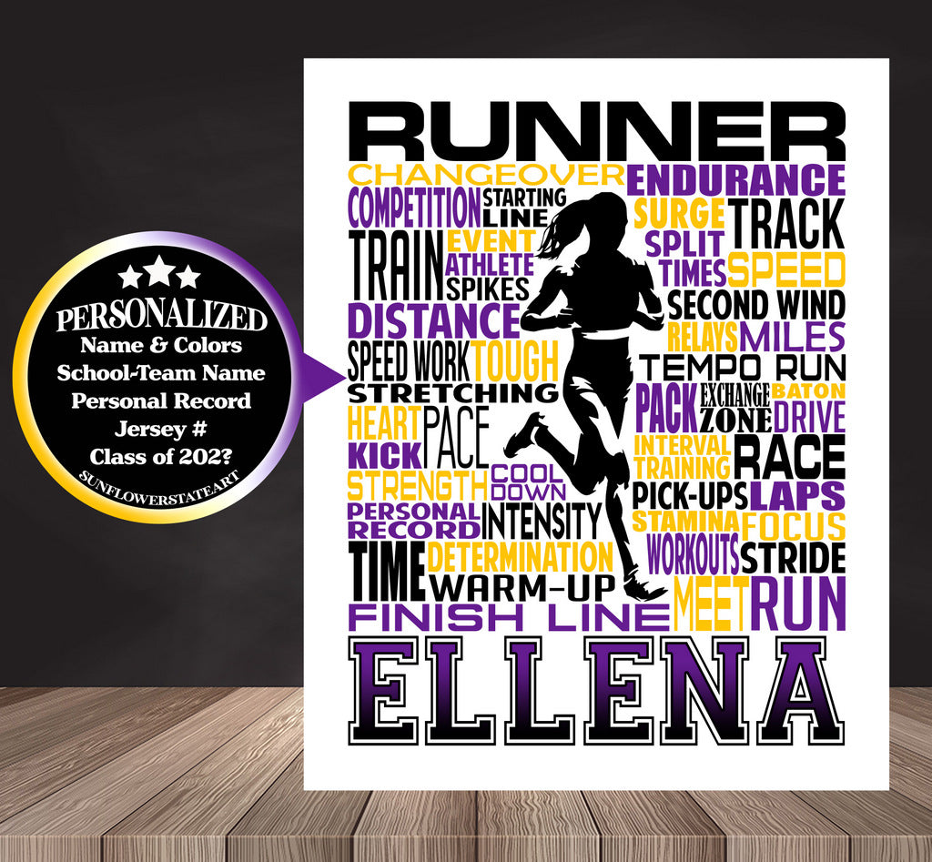 Track and Field Runner - Sprinter Poster