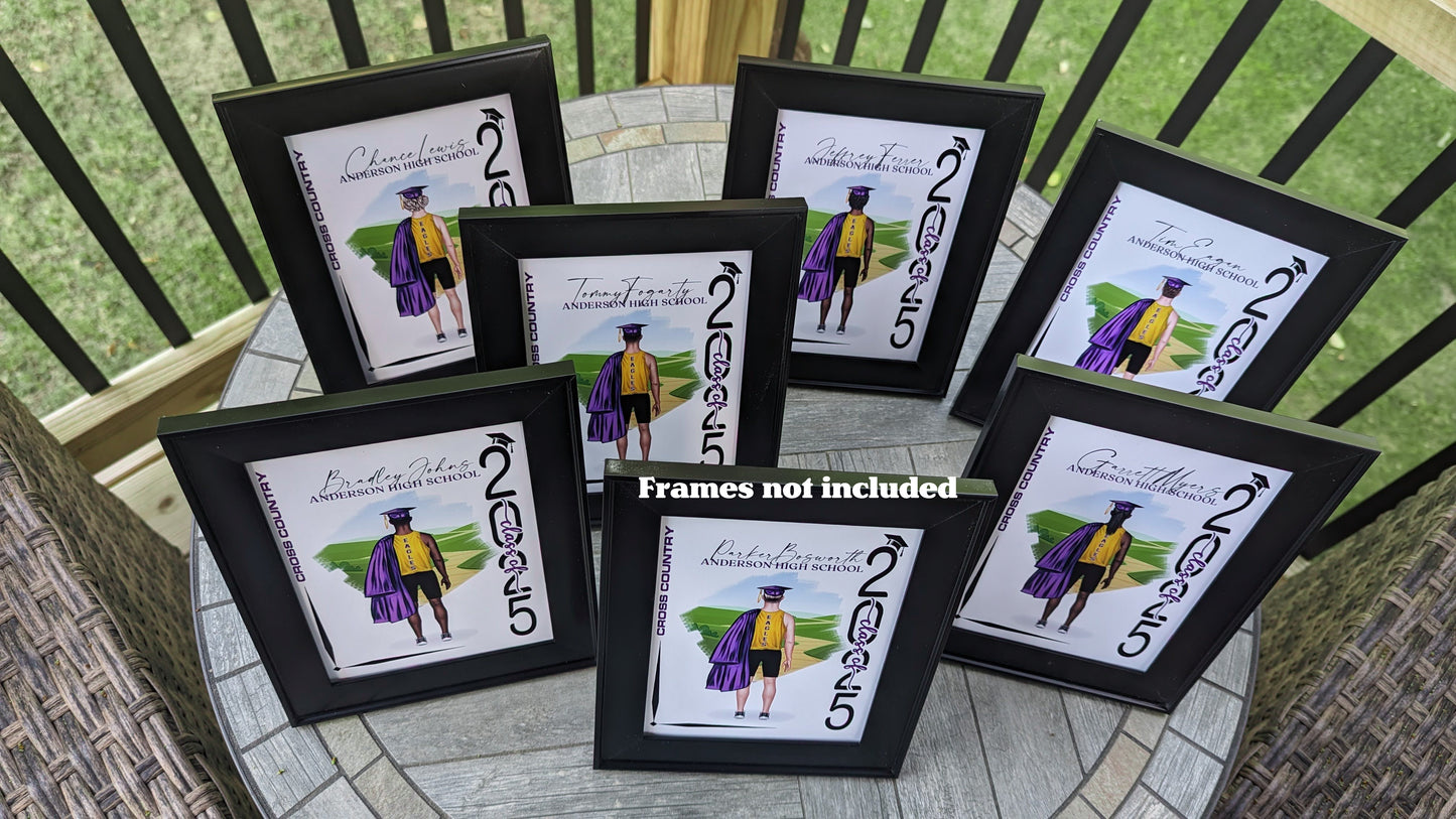 Track & Field Poster, Shot Put - Discus - Javelin, Throwers Gift