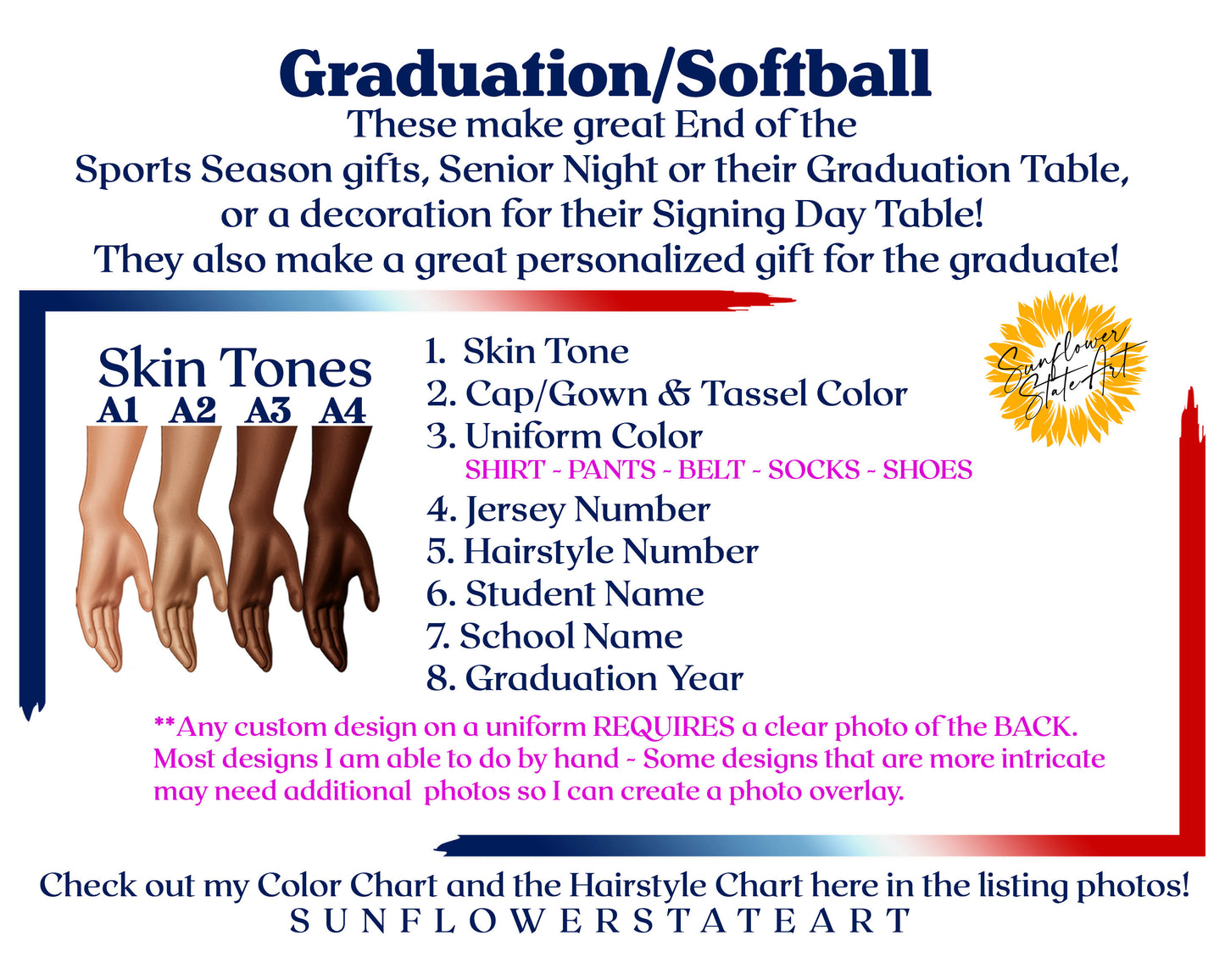 Softball Poster, Senior Night Gift, Graduation Table Decor, Signing Day Gift RJ