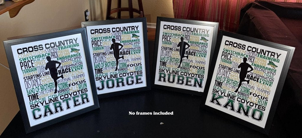 Track & Field Poster, Shot Put - Discus - Javelin, Throwers Gift
