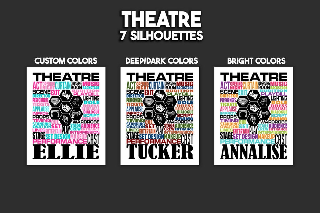 Theatre Bag Tag - Theater Luggage Tag - Backpack Bag Tag