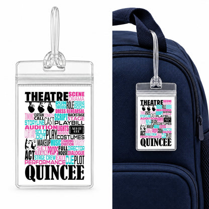 Theatre Bag Tag - Theater Luggage Tag - Backpack Bag Tag