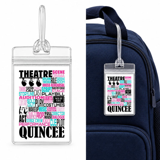 Theatre Bag Tag - Theater Luggage Tag - Backpack Bag Tag
